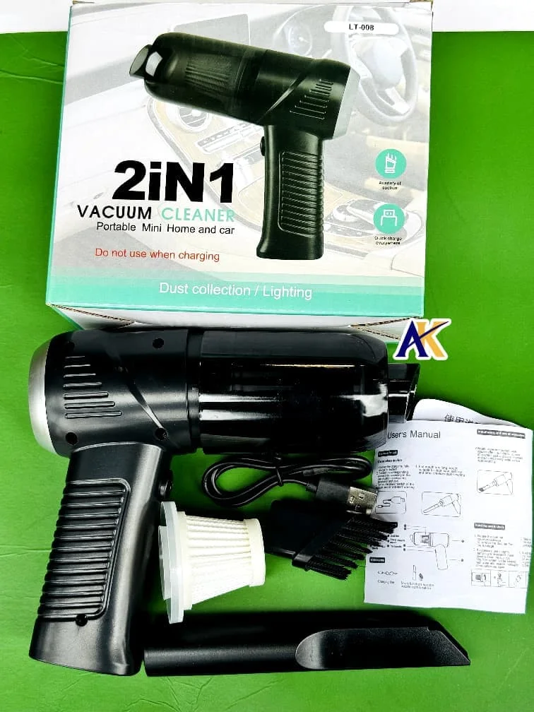 🧹 Mini Aspirateur Portable LT-008 2-en-1 Sans Fil