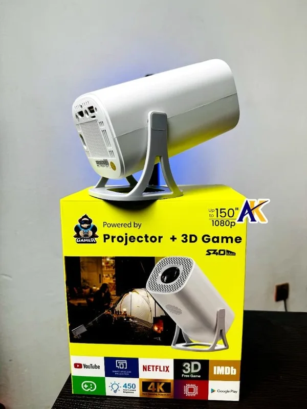 Projecteur 2-en-1 : Cinéma Maison & Console Gaming Rétro S40 Max