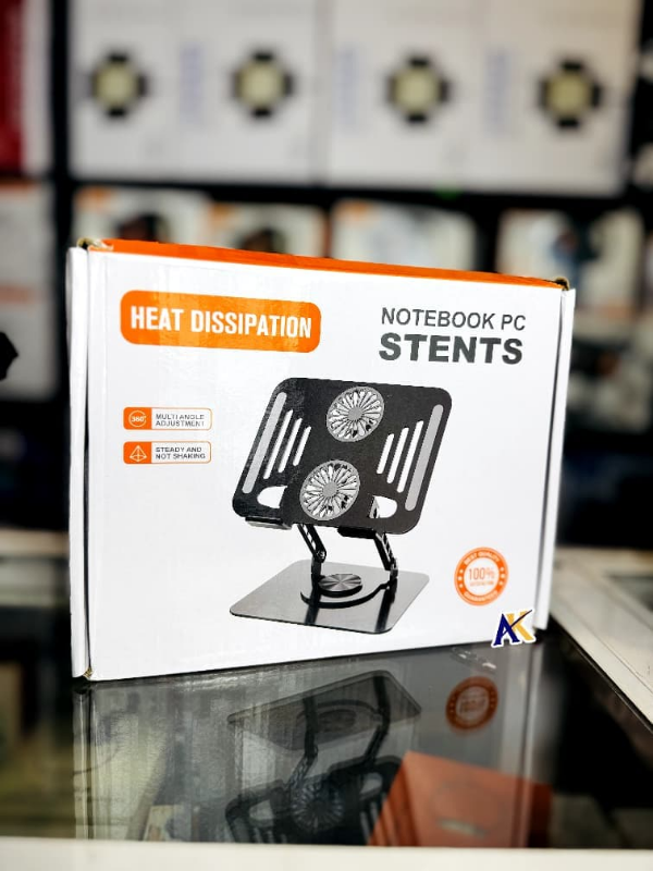 Support Ordinateur en Métal avec Système de Ventilation – Support Tablette, Support Livre