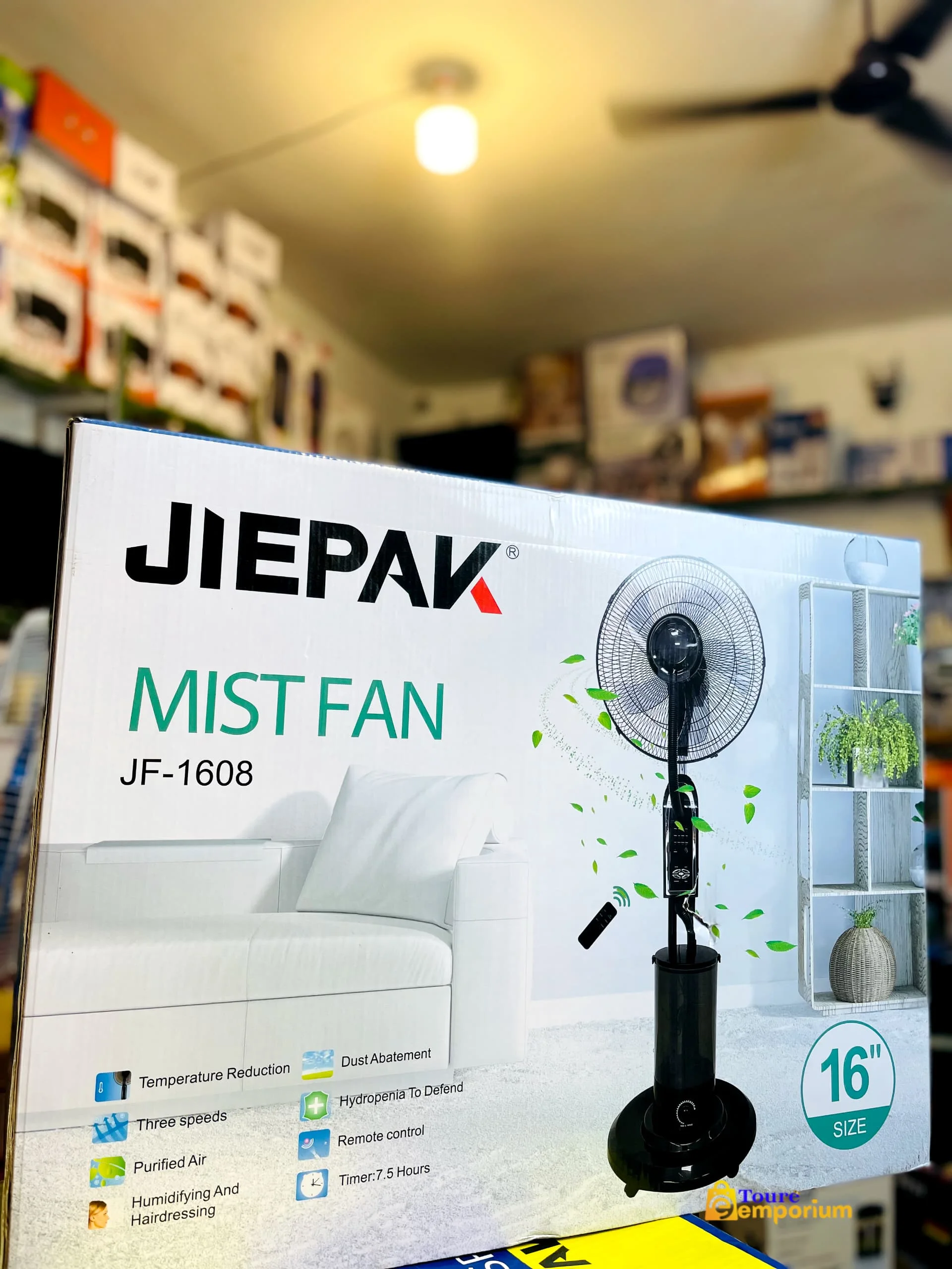 🌬️ Ventilateur humidificateur