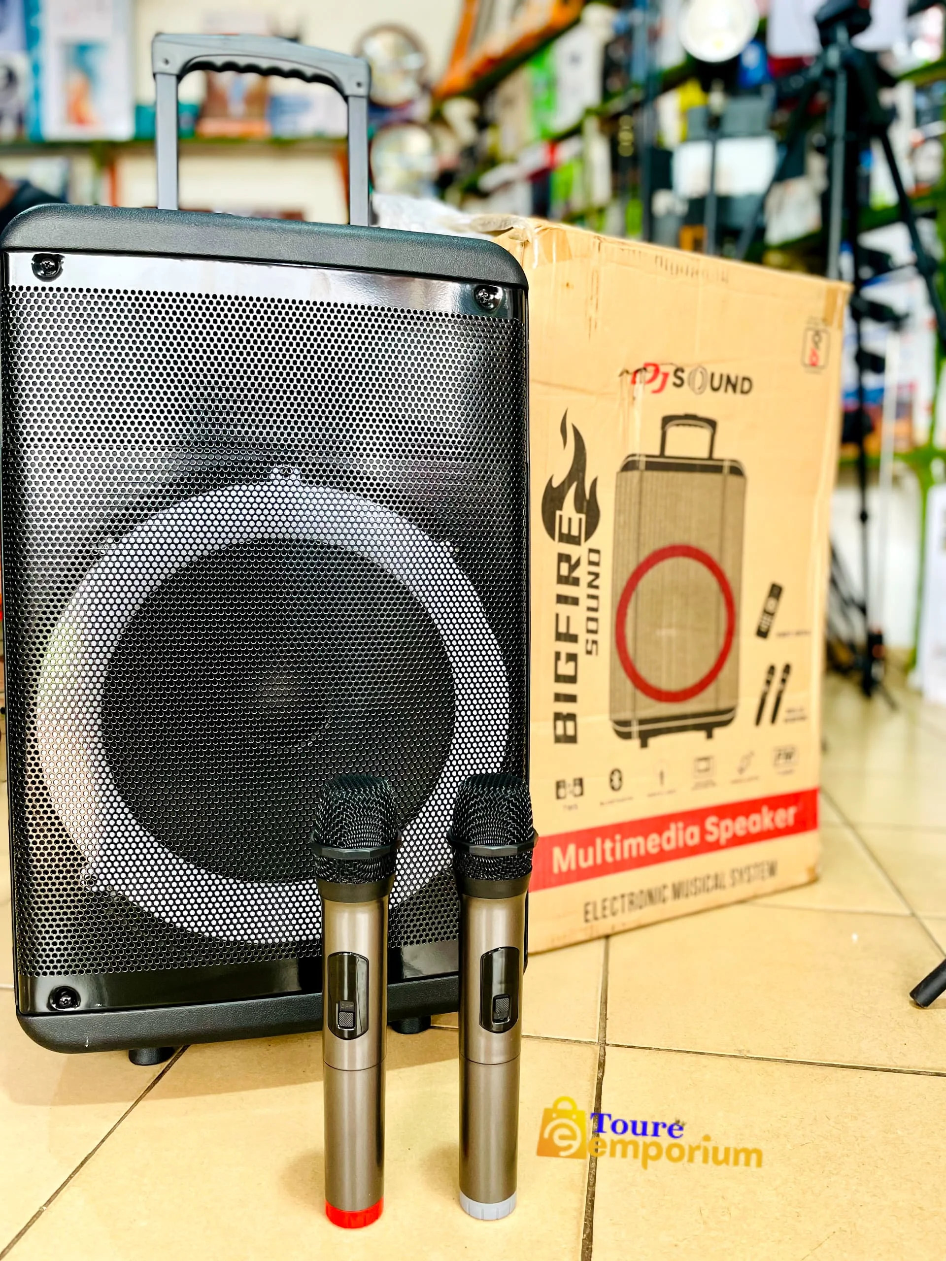🔊 Puissant woofer Bluetooth haut-parleur à 2 micro sans fil