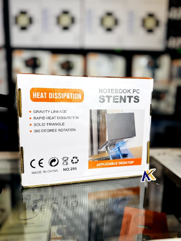 Support Ordinateur en Métal avec Système de Ventilation – Support Tablette, Support Livre