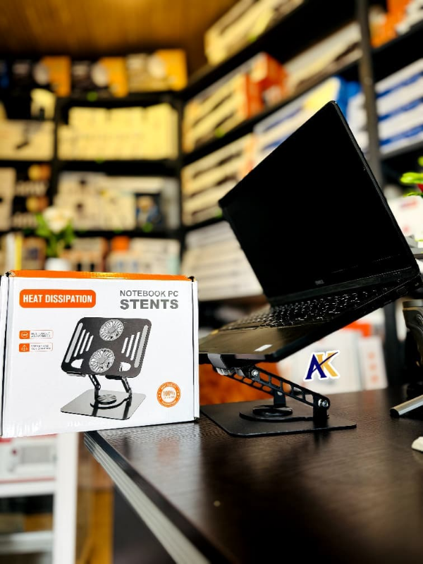 Support Ordinateur en Métal avec Système de Ventilation – Support Tablette, Support Livre