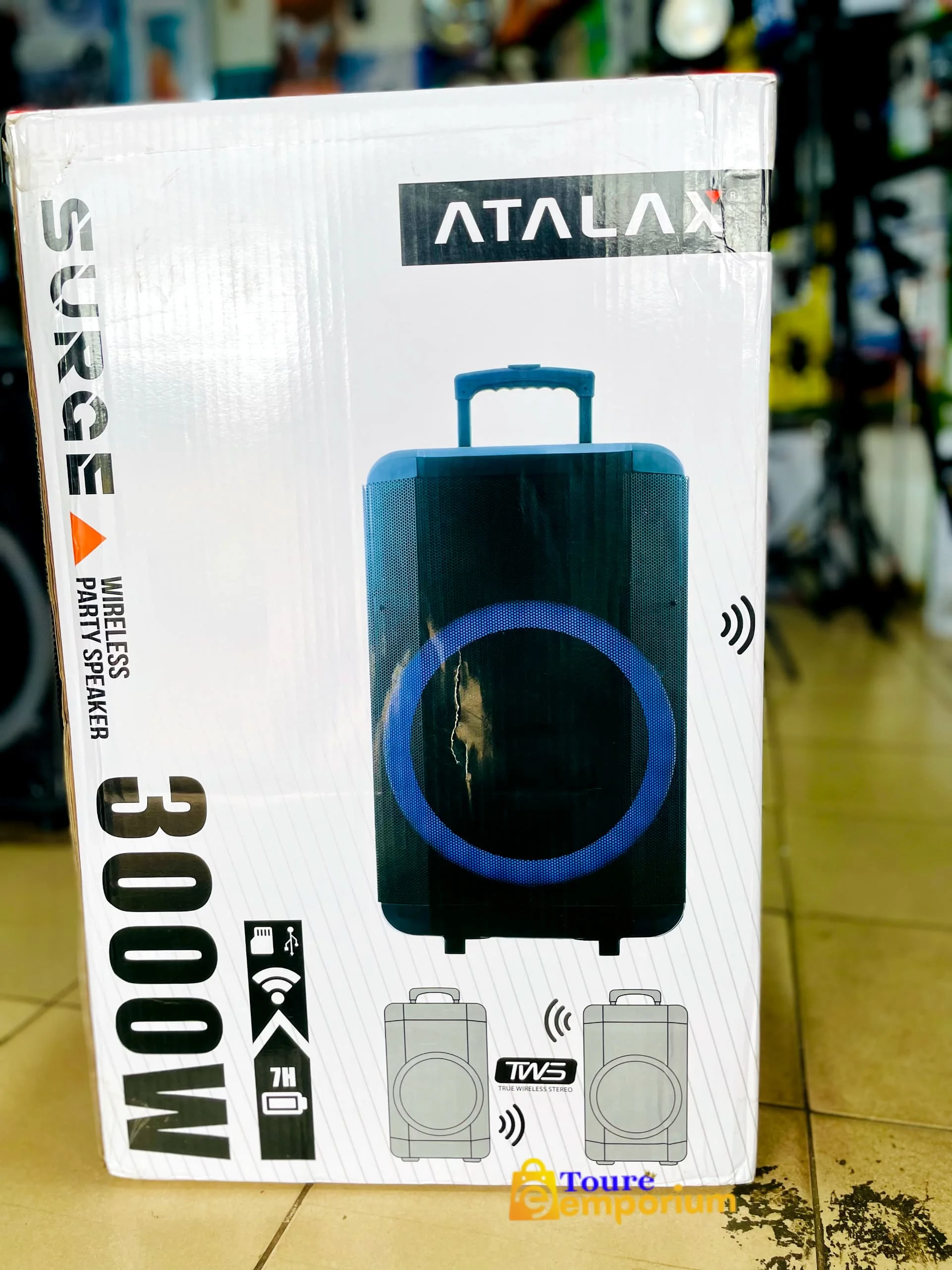 Puissant woofer haut-parleur Bluetooth Atalax Surge Puissance 3000W