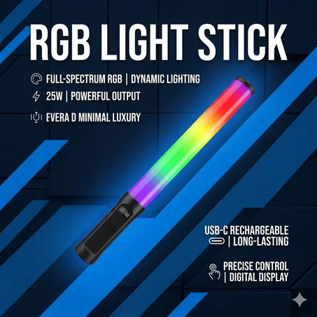 RGB Light Stick – Éclairage LED RGB Ambiant | Atmosphère Gaming & Style Moderne
