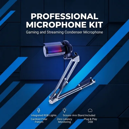 MICROMORE – Microphone Sans Fil Professionnel | Audio Clair & Réduction de Bruit