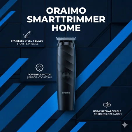 Oraimo OTR-210 – Tondeuse Rechargeable USB-C | Finition Pro & Style Premium