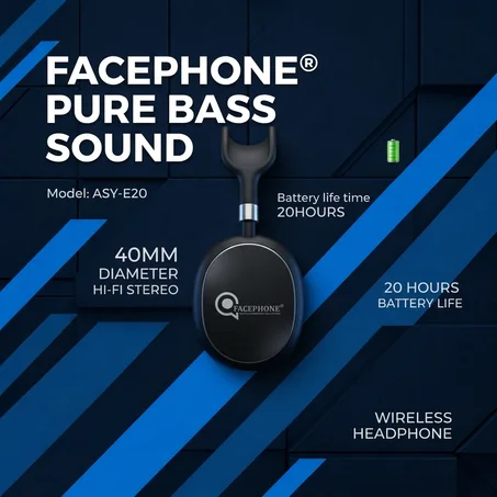 FACEPHONE PURE BASSE SOUND – Earbuds Bluetooth Premium | Basses Profondes & Son HD