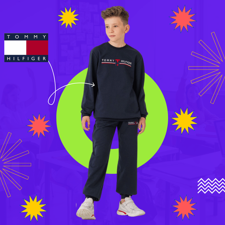 👦👕 أنسومبل Tommy Hilfiger للأطفال – ستايل عالمي بأناقة يومية