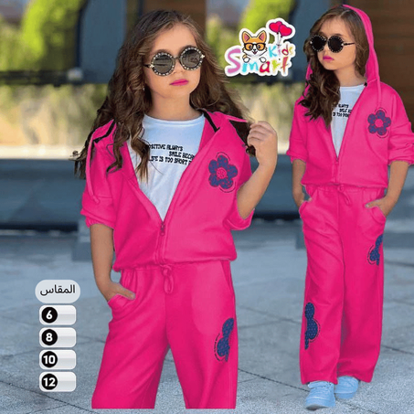 أنسومبل بناتي 👧 – ستايل وقوة في طقم واحد | ألبسي بنتك بثقة وأناقة 👑