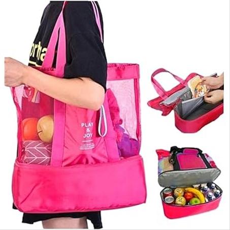 Sac de pique-nique multifonctions avec dessus à refroidisseur isolé