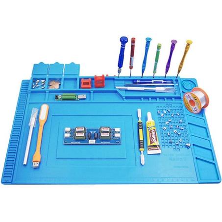 Tapis de Travail en Silicone magnétique et Résistant à la Chaleur - Votre Atelier de Précision