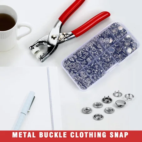 Kit d'outils de fixation à pression Des Boutons De Vêtements