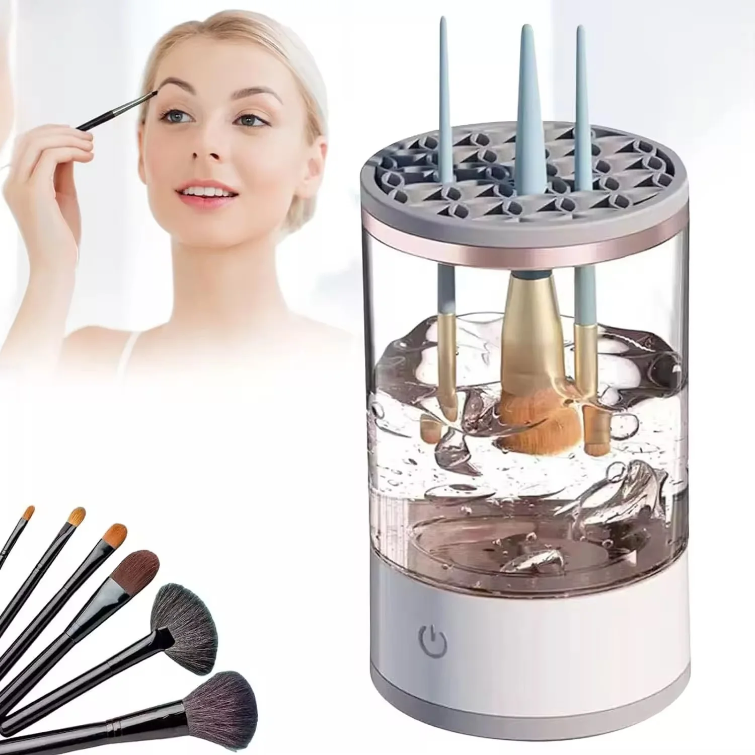 Nettoyeur Électrique Automatique pour Pinceaux de Maquillage