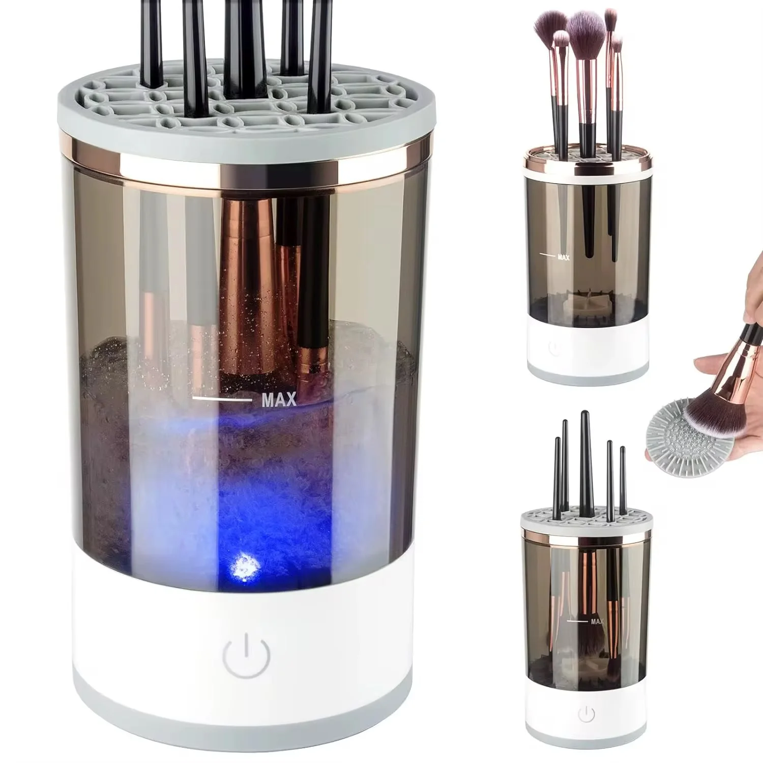 Nettoyeur Électrique Automatique pour Pinceaux de Maquillage