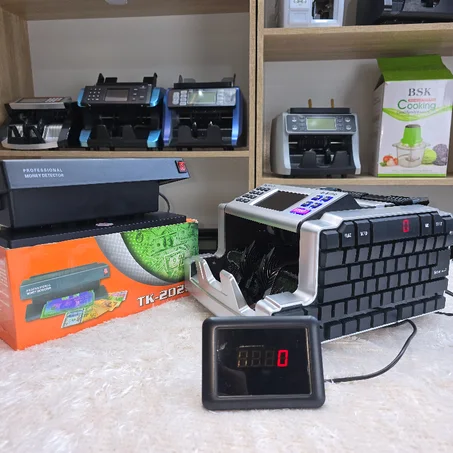 الة عد النقود و كشف الاوراق المزورة BE-0147+SCANNER DE BILLET