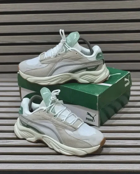 PUMA RS BEIGE VERT