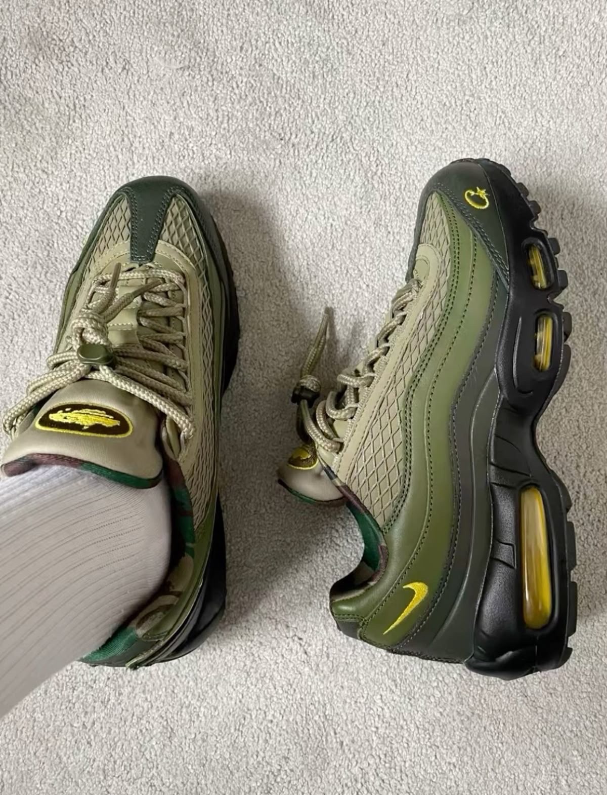 Nike Corteiz X Air Max 95 SP Rules The World Sequoia