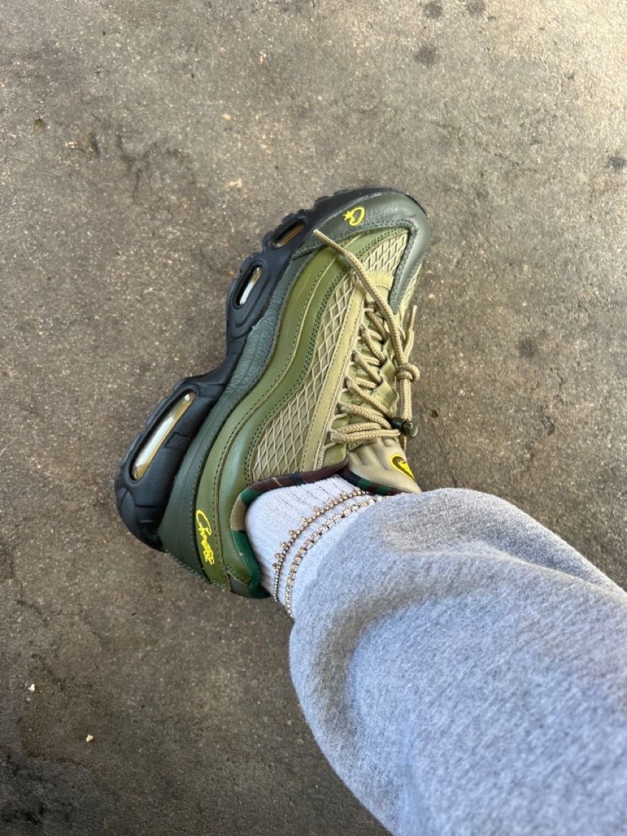 Nike Corteiz X Air Max 95 SP Rules The World Sequoia