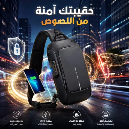🔥💼 الحـــقـــيــــبة الذكية لكل يوم! عملية، أنيقة وآمنة بـ37 ألــــــــف والتوصــــــيل مجاني 🚚