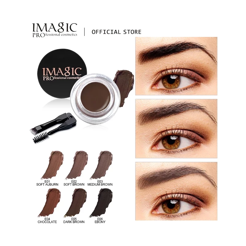 Eyebrow Gel 6 Colors Eyebrow Enhancer Brow Enhancers Tint With Brow Brush Tools