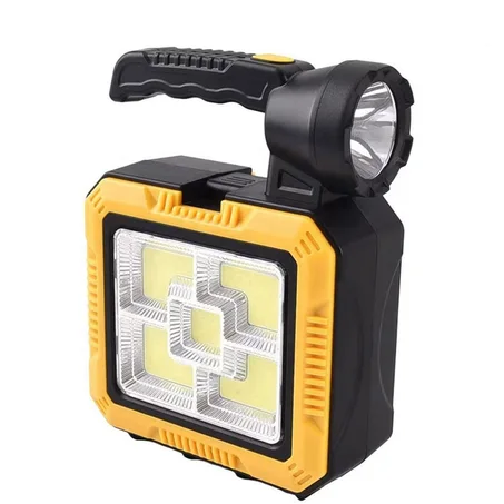 مصباح LED متعدد الوظائف قابل لإعادة الشحن بالطاقة الشمسية مع مجموعة أدوات