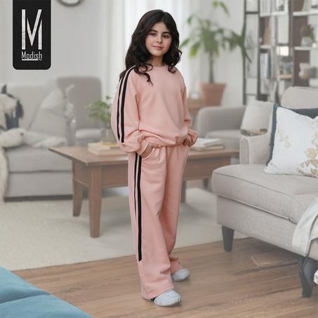 طقم بناتي قطعتين 90٪ قطن (طقمين بـ379 درهم)