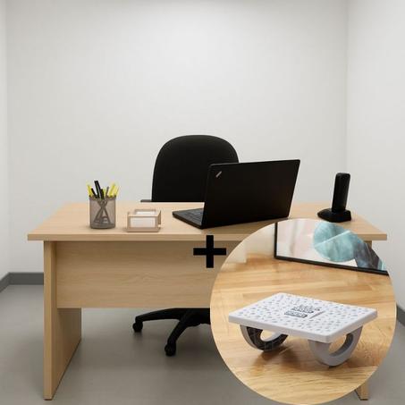 باقة Lamarrq المكتبية – مكتب أنيق + لوح توازن القدم