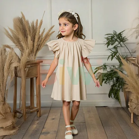 Dress  Beige SN-71111