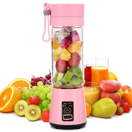 380ML USB MINI PORTABLE JUICER CUP RECHARGEABLE JUICE BLENDER USB
