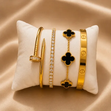 Bracelet Clover Luxe Doré