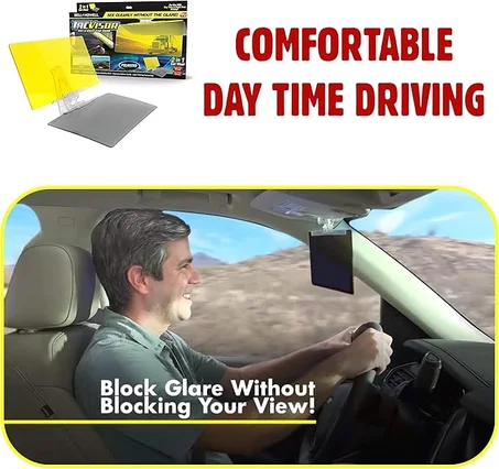 🌙🚗واقي الشمس Tacvisor ☀️ للرؤية الواضحة والقيادة الآمنة