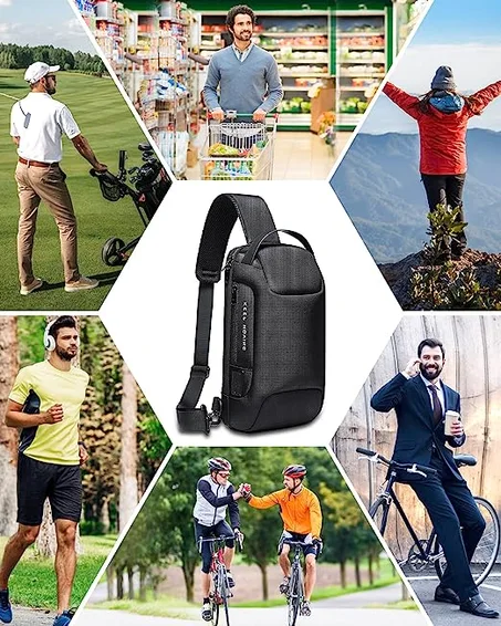 حقيبة متعددة الوظائف ضد السرقة مع شحن USB