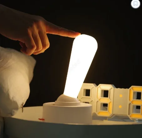 مصباح ليل بتبديل الإضاءة قابل للشحن USB - Lampe de Nuit à Changement de Lumière Rechargeable USB