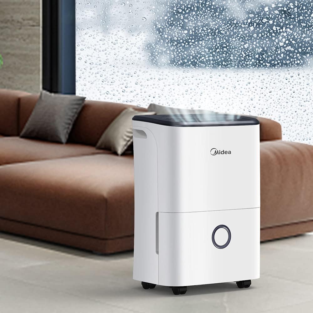 🌀 ودّع الرطوبة والعفن والروائح الكريهة! 📦 جهاز شفط الرطوبة المتنقل من Midea – الحل المثالي لبيئة صحية ونقية! 💨🏠  🔹 إزالة رطوبة فائقة الكفاءة: