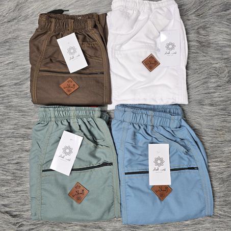 4 قطع سروال نصف الساق