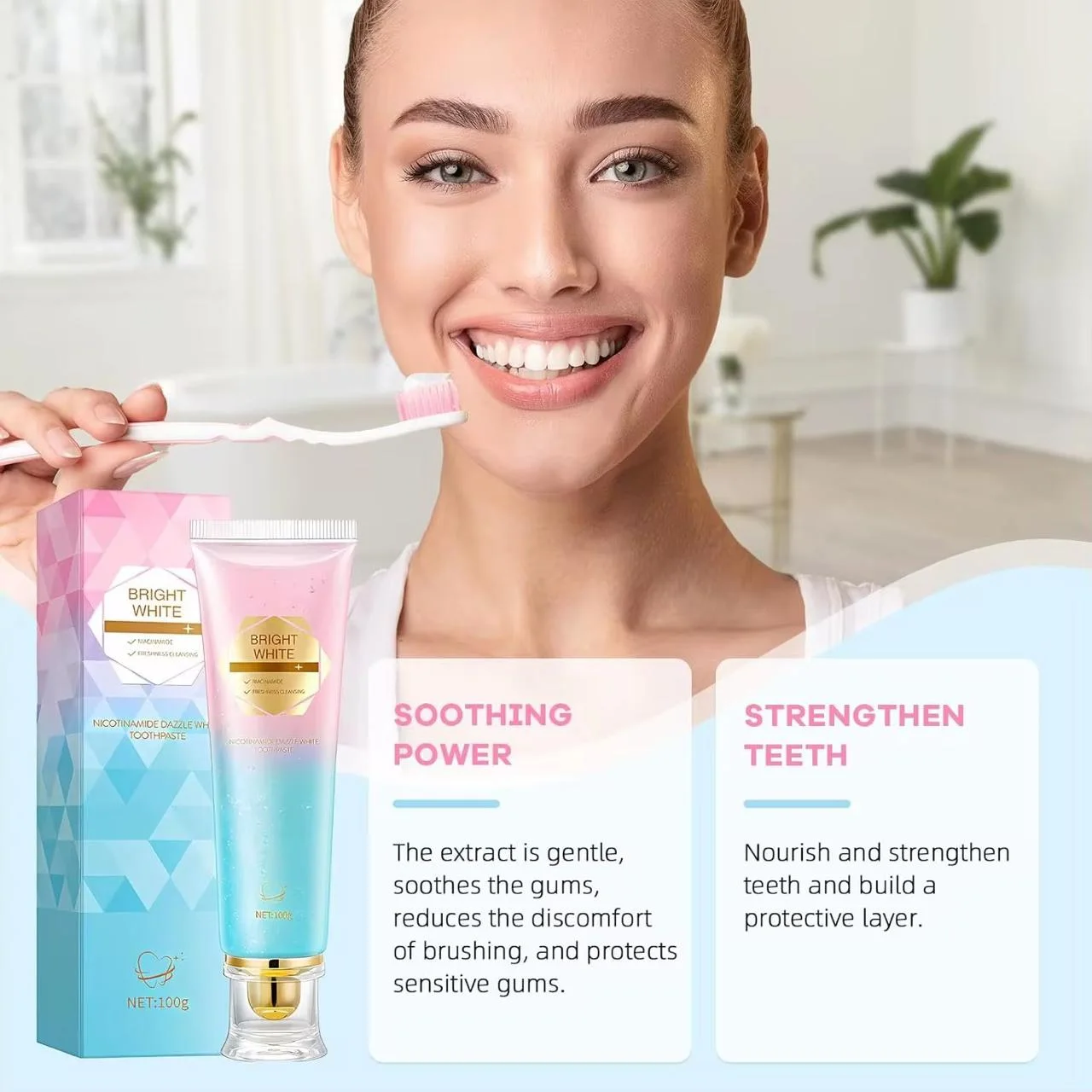 Dentifrice Blanchissant YECUOCE® au Niacinamide