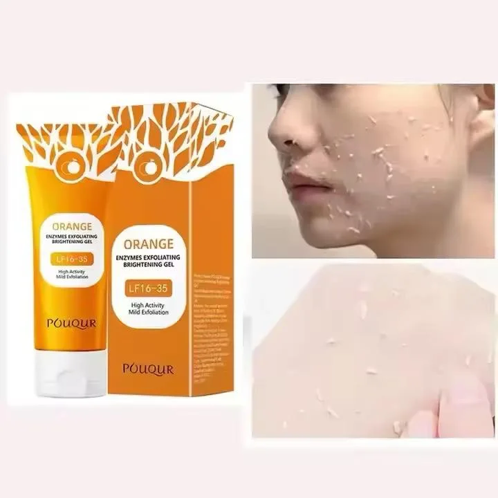 Gel Exfoliant Éclaircissant aux Enzymes d'Orange – LF16-35