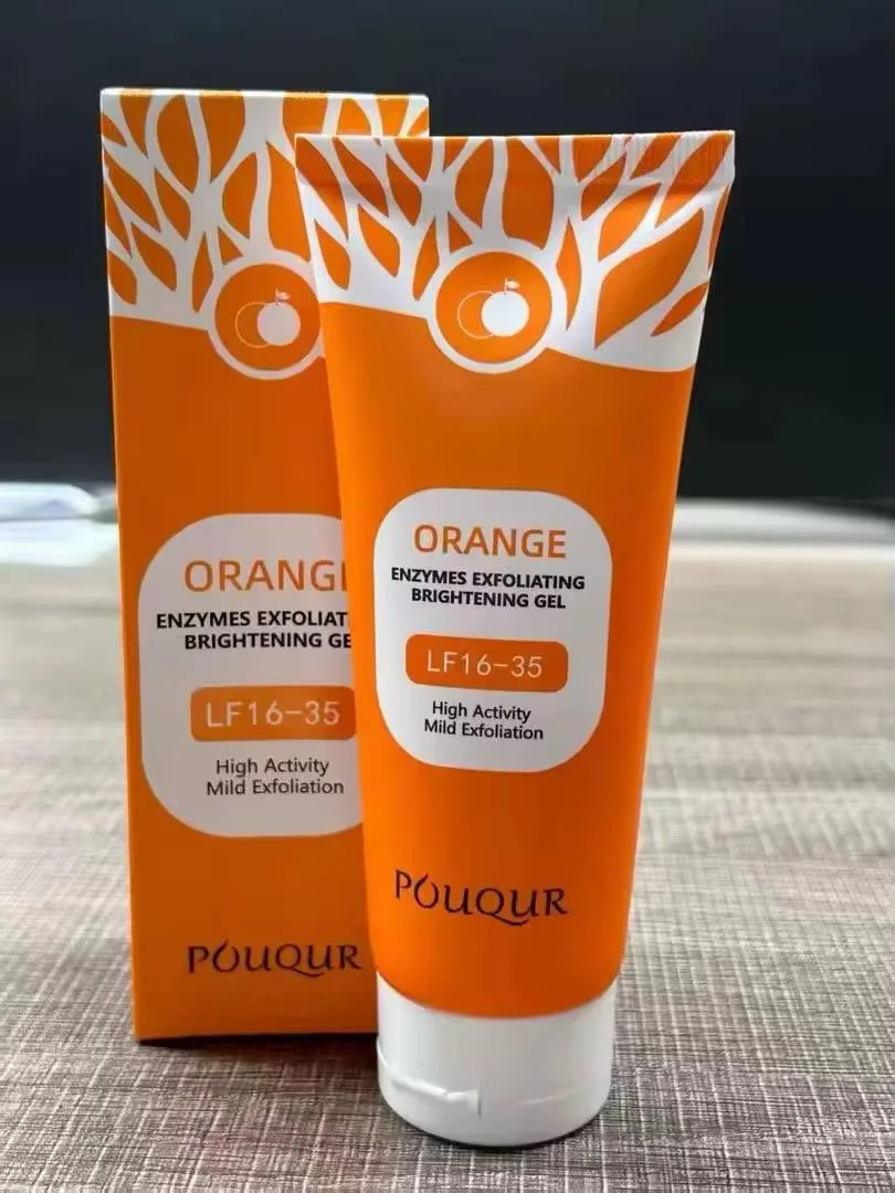 Gel Exfoliant Éclaircissant aux Enzymes d'Orange – LF16-35