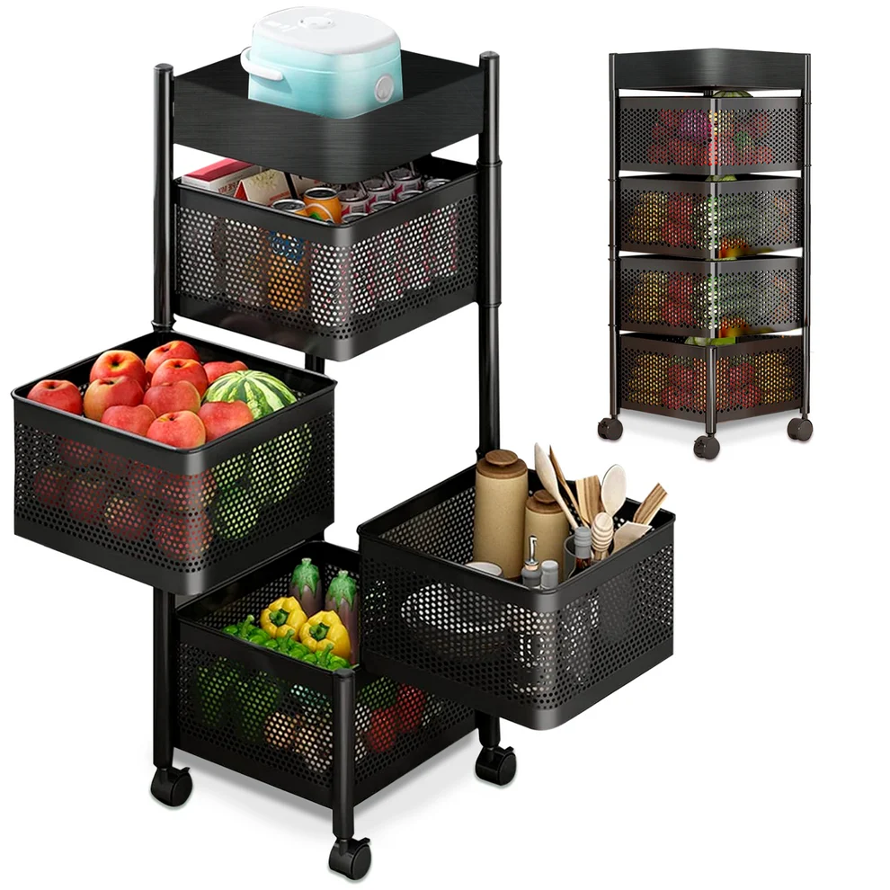 Estante giratorio para verduras