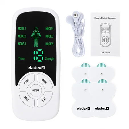 Electroestimulador Digital Eladex™ – 6 Modos de Masaje