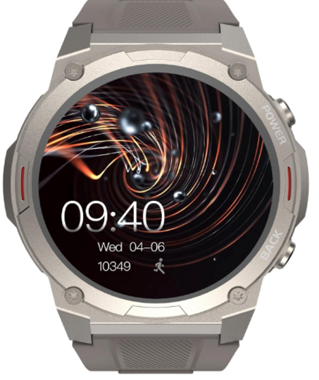 ساعة ذكية فيوتشر جو ميكس 2 بخاصية الاتصال بالبلوتوث من هاي فيوتشر- لون رمادي