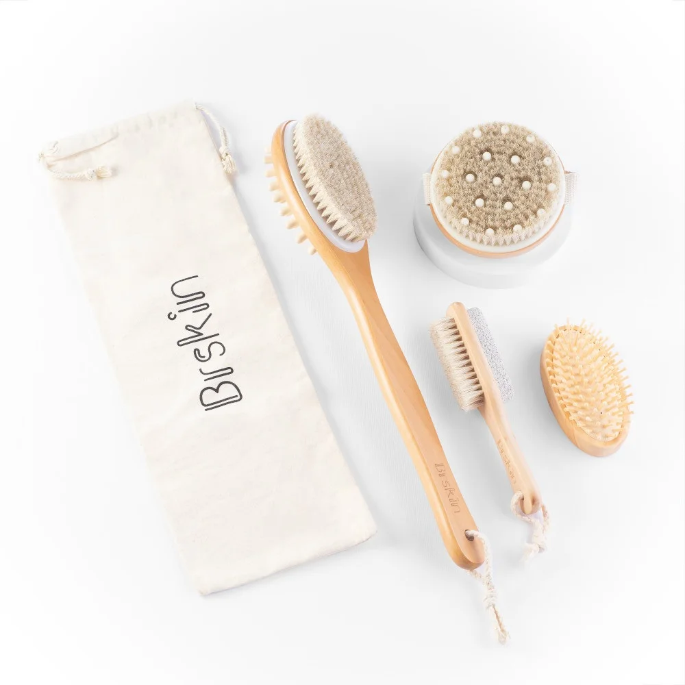 مجموعة فرش الإستحمام بمكونات طبيعية.