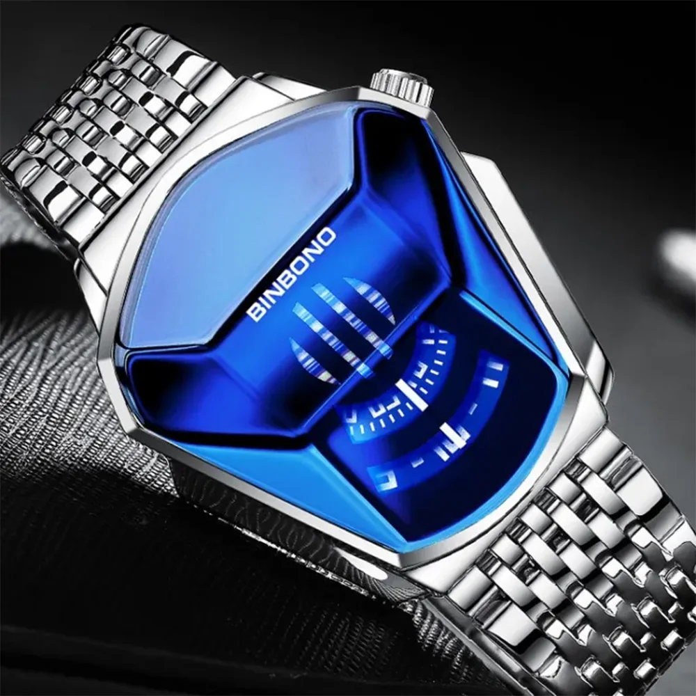 ساعة رجالية بسوار معدن فضي — فخامة تسبقك ⌚️