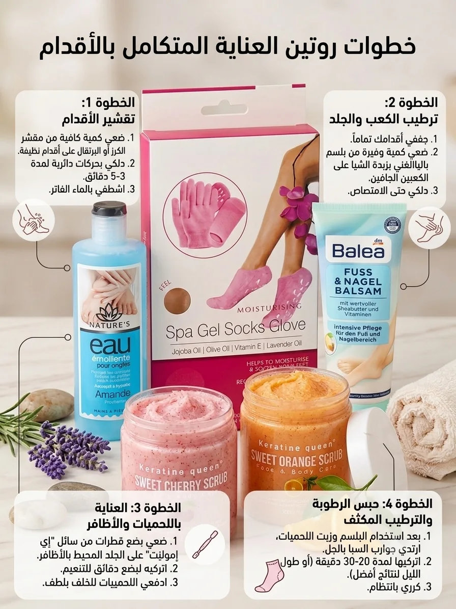 Foot Spa Box مجموعة السبا المنزلي