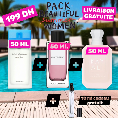 PACK BEAUTIFUL SUMMER WOMEN