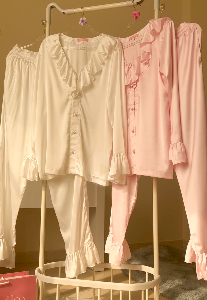 White marshmallow pajamas
