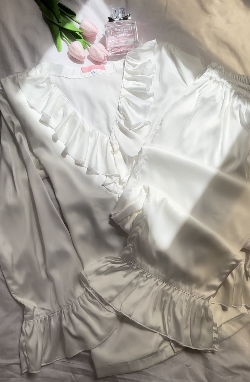 White marshmallow pajamas