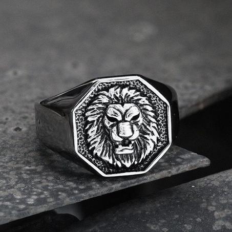Bague Lion en Argent 925 – Puissance et Élégance pour Homme