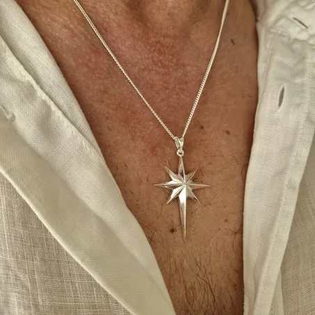Collier Homme en Argent – Élégance Intemporelle